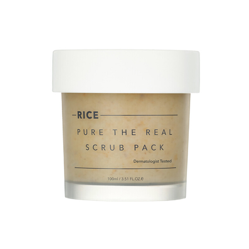 Thank You Farmer - Rice Pure The Real Scrub Pack Θερμαντικό Απολεπιστικό Προσώπου - 100ml