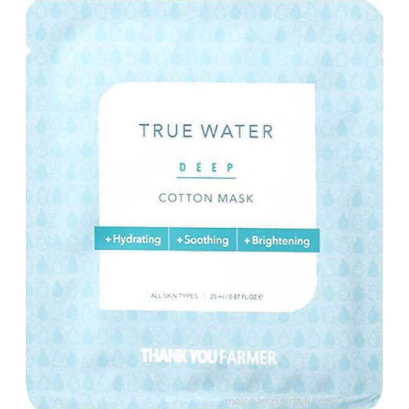Thank You Farmer True Water Deep Cotton Mask 1τμχ