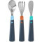 TOMMEE TIPPEE - Big Kids 1st Cutlery Set Παιδικά Μεταλλικά Μαχαιροπίρουνα 12m+ - 3τμχ