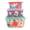 TOMMEE TIPPEE - Chompers Snack Boxes Bamboo Φαγητοδοχεία 18m+ - 3τμχ