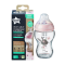 TOMMEE TIPPEE - Closer to Nature Glass Baby Bottle Γυάλινο Μπιμπερό 0m+ Μικρή Ροή Ροζ - 250ml