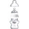 TOMMEE TIPPEE - Closer to Nature Glass Baby Bottle Γυάλινο Μπιμπερό 0m+ Μικρή Ροή Ροζ - 250ml