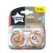 TOMMEE TIPPEE - Moda Soothers Πιπίλα Σιλικόνης για Κορίτσι (0-6m) - 2τμχ