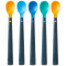 TOMMEE TIPPEE - Softee Weaning Spoons Κουταλάκια Μαλακά με Μακριά Λαβή 4m+ - 5τμχ