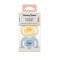 TOMMEE TIPPEE - Ultra Light Stay Put Soothers Ορθοδοντική Πιπίλα Όλο Σιλικόνη (0-6m) - 2τμχ