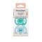 TOMMEE TIPPEE - Ultra Light Stay Put Soothers Ορθοδοντική Πιπίλα Όλο Σιλικόνη (0-6m) - 2τμχ