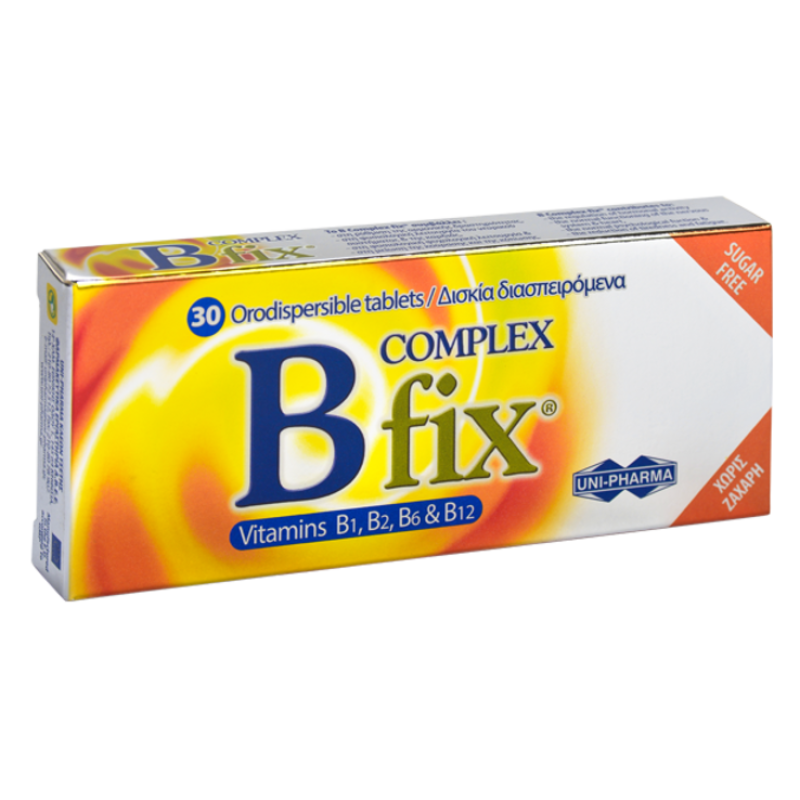 Unipharma B Complex Fix Διασπειρόμενα Δισκία 30tabs