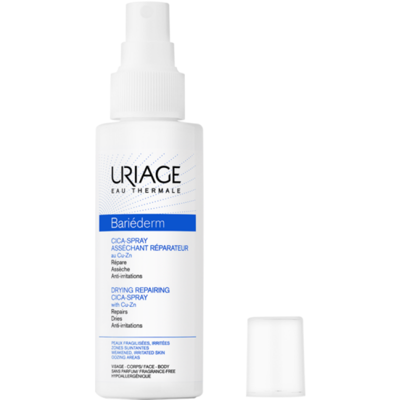Uriage Bariederm Drying Repairing Cica-spray Ανάπλασης 100ml