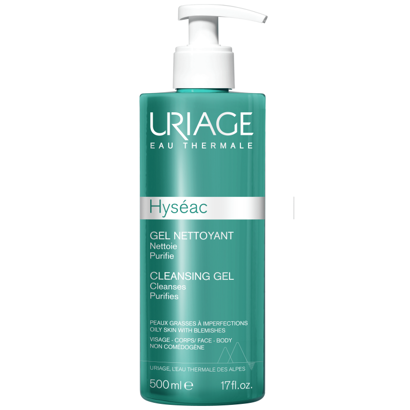 Uriage Hyseac Cleansing Gel Μεικτό/λιπαρό Δέρμα 500ml