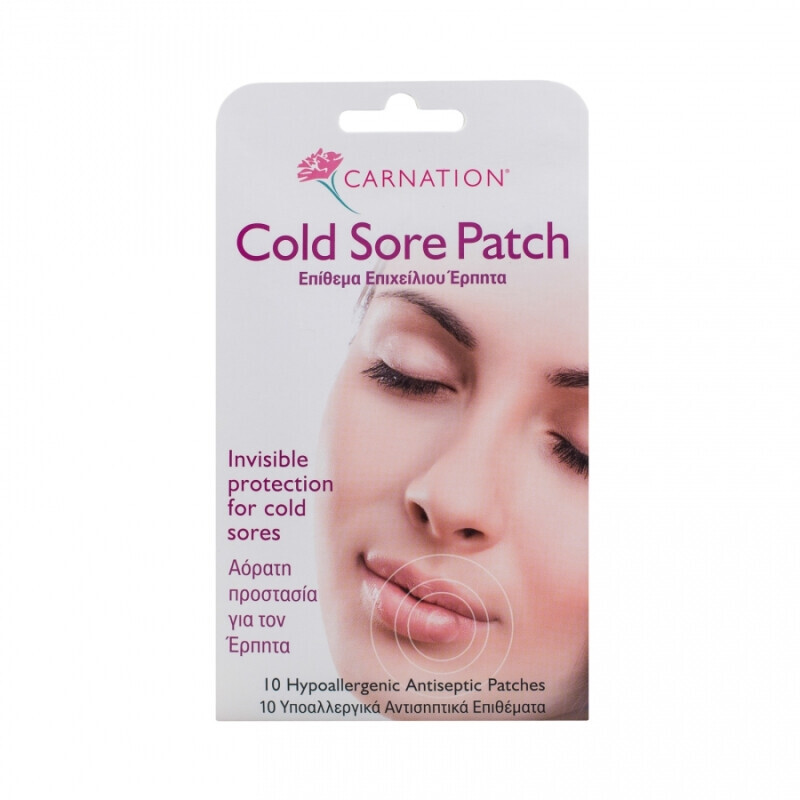 Vican Carnation Cold Sore Patch Επιθ. Επιχείλιου Έρπητα 10τμχ