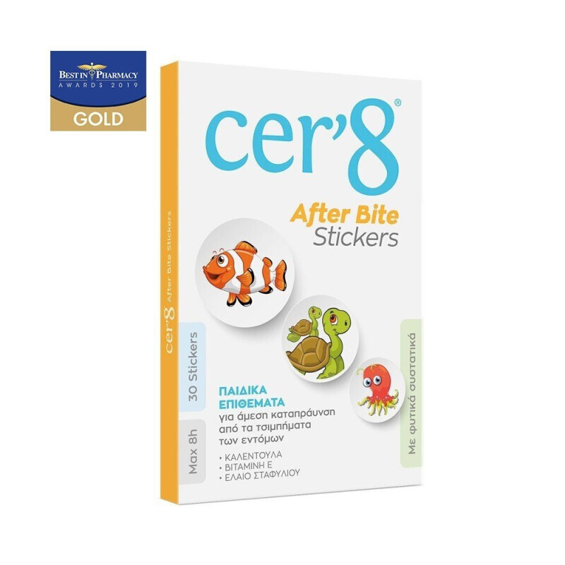 Vican Cer’8 After Bite Stickers Παιδικά Επιθέματα 30τμχ