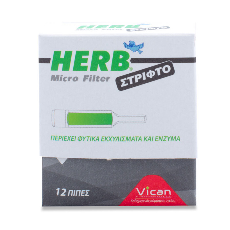 Vican Herb Micro Filter Φίλτρο Για Στριφτό Τσιγάρο 12τμχ