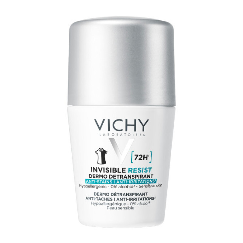 Vichy 72h Invisible Resist Dermo Tolerance Roll On 50ml
