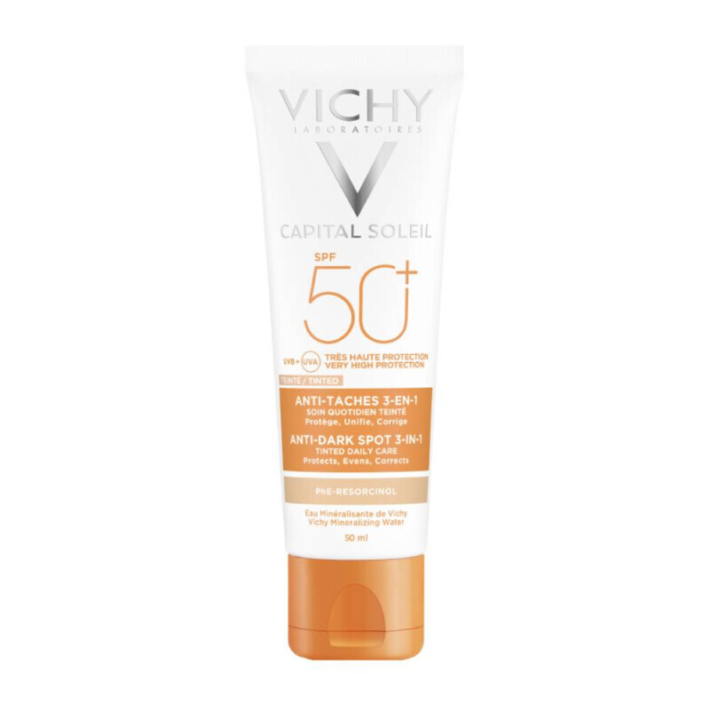 Vichy Capital Soleil 3-1 Spf50+ Αντηλιακή Με Χρώμα Κατά Των Κηλίδων 50ml