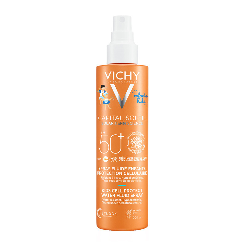 Vichy Capital Soleil Kids Cell Protect Water Fluid Spray Spf50+ 200ml