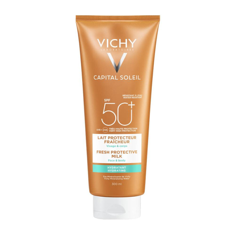VICHY - Capital Soleil SPF50+ Αντηλιακό Γαλάκτωμα Προσώπου & Σώματος - 300ml