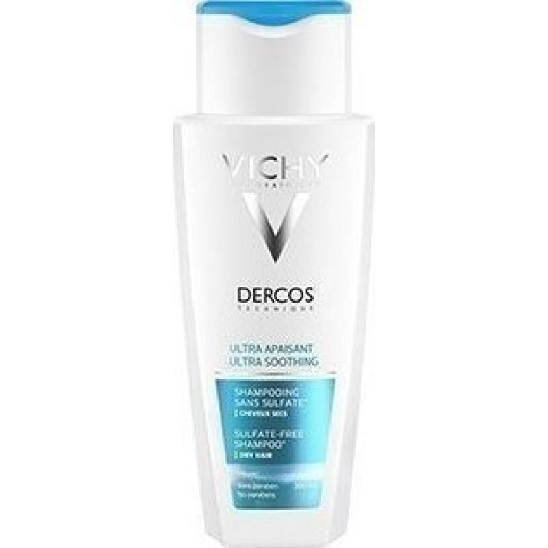 Vichy Dercos Ultra Soothing Shampoo Reactive Scalp/dry Hair 200ml