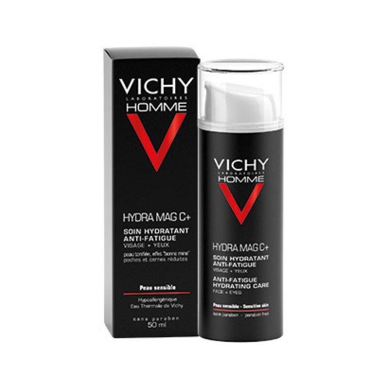 Vichy Homme Hydra Mag C+ Ενυδατική Κρέμα Πρόσωπο & Μάτια 50ml