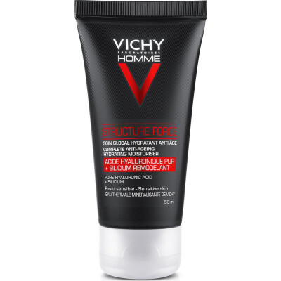 VICHY - Homme Structure Force Αντιγηραντική Κρέμα για Άνδρες για Πρόσωπο & Μάτια - 50ml