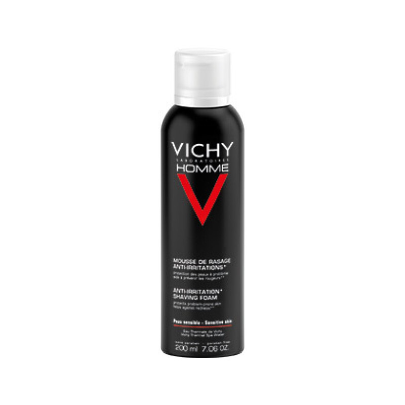 Vichy Ηομmε Sensi Shave Αφρός Ξυρίσματος Κατά Των Ερεθισμών 200ml