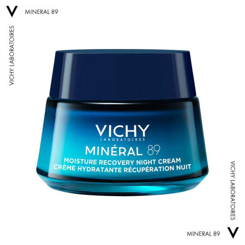Vichy - Mineral 89 Moisture Recovery Night Cream Ενυδατική Κρέμα Νύχτας Με Καθαρή Μελατονίνη - 50ml