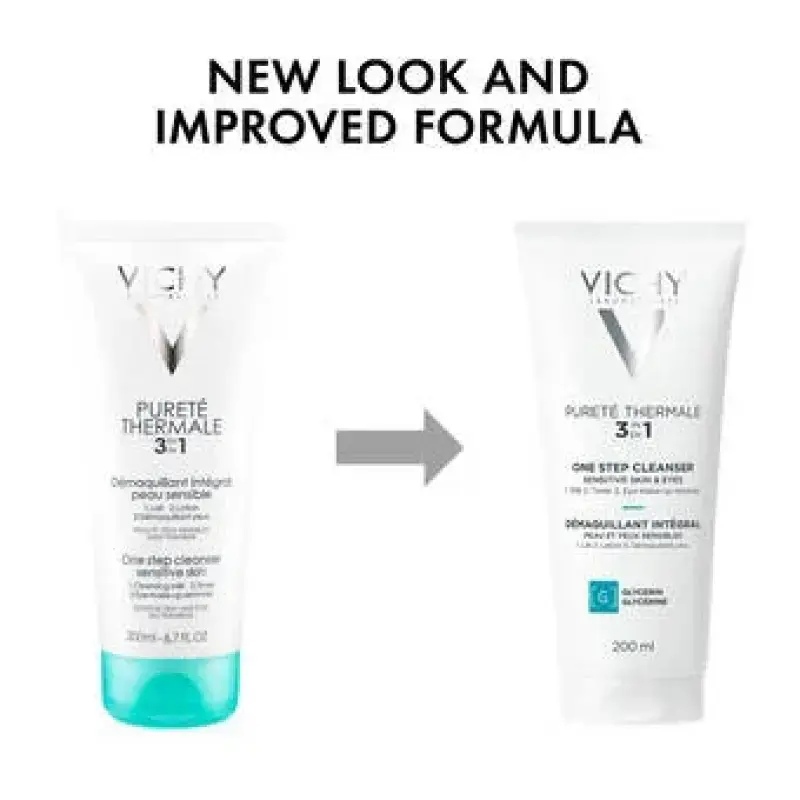 Vichy Pureté Thermale 3in1 One Step Cleanser Sensi 200ml