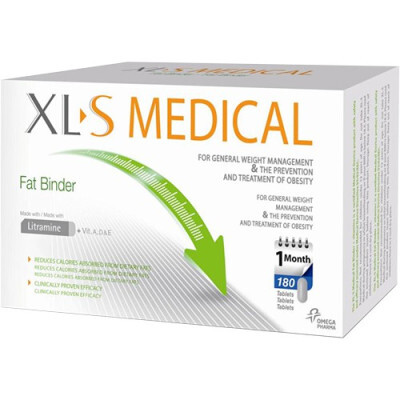 XLS MEDICAL Fat Binder - Αδυνάτισμα & Έλεγχος Βάρους (ΠΡΟΣΦΟΡΑ -25€) - 180caps